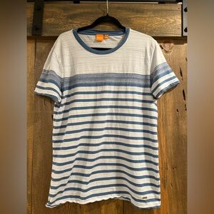 Hugo Boss Orange Label Blue Stripe Tee XL